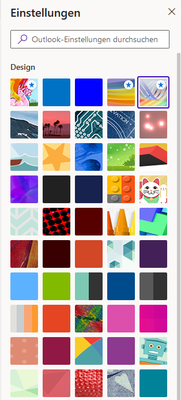 Outlook Web App Design EInstellung